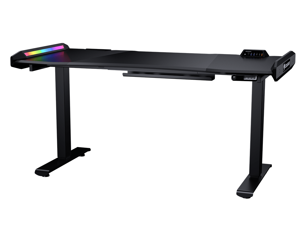 Bureau Gamer ergonomique motorisé Cougar E-Mars RGB (Noir)