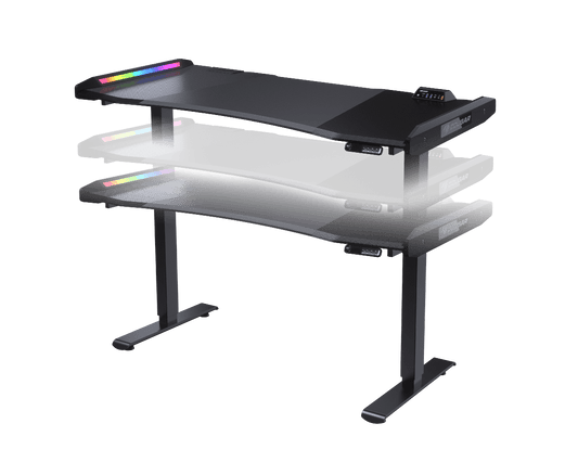 Bureau Gamer ergonomique motorisé Cougar E-Mars RGB (Noir)