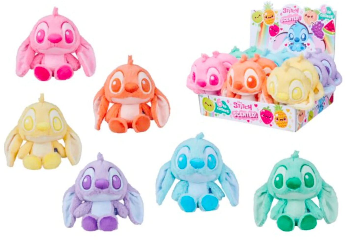 STITCH - Peluche Parfumée 22cm (parfum au choix)