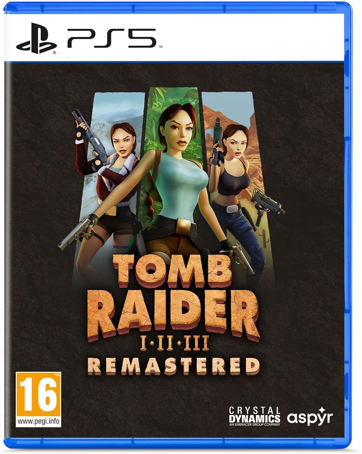 TOMB RAIDER REMASTERED 1, 2 et 3
