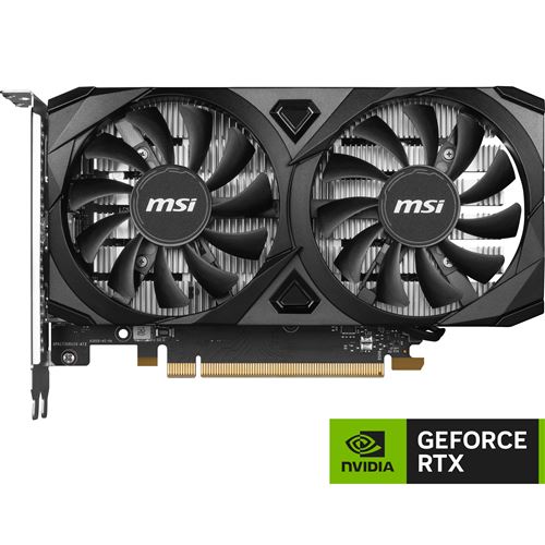Carte Graphique Nvidia MSI GeForce RTX 3050 Ventus 2X E OC 6Go