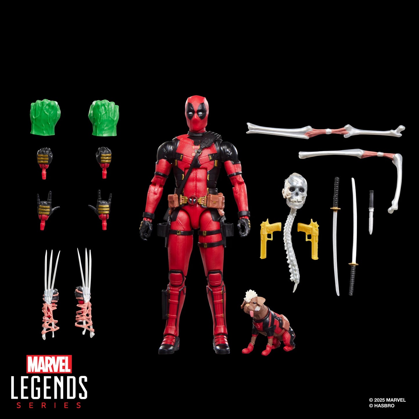 DEADPOOL & WOLVERINE - Dogpool & Deadpool -Figurine Legend Series 15cm