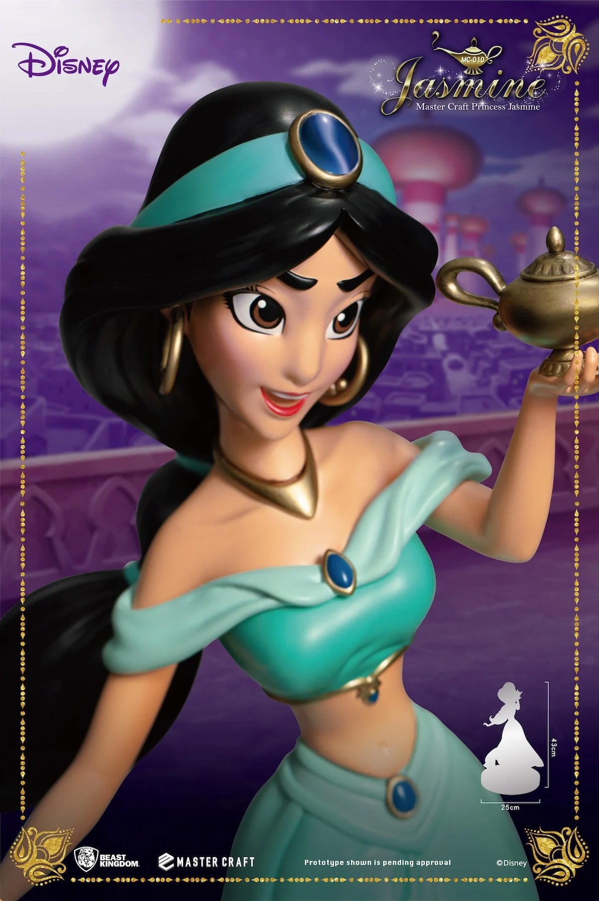 DISNEY ALADDIN - Jasmine - Statuette Master Craft 43cm