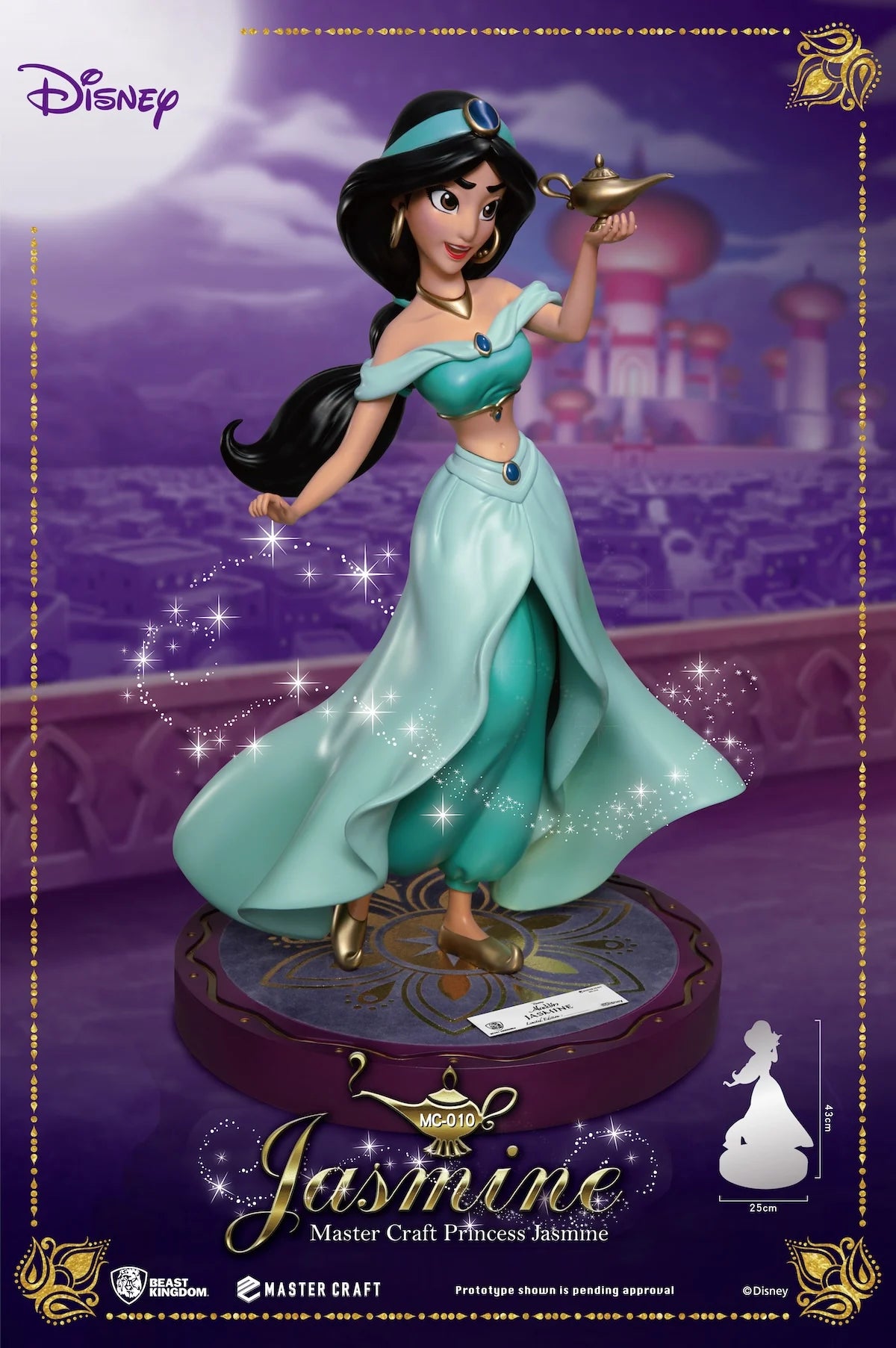 DISNEY ALADDIN - Jasmine - Statuette Master Craft 43cm