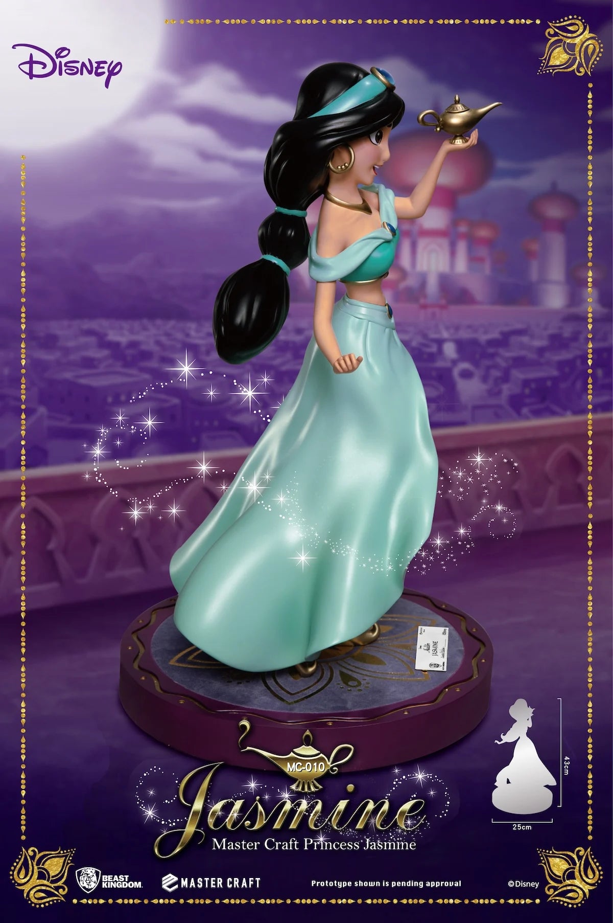 DISNEY ALADDIN - Jasmine - Statuette Master Craft 43cm