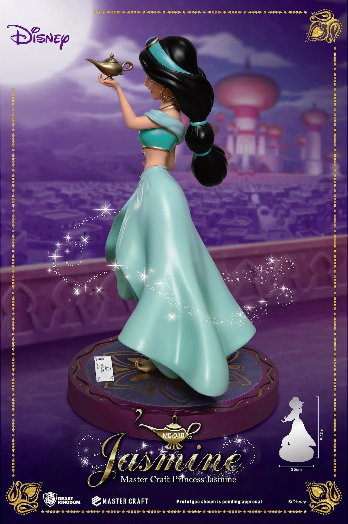 DISNEY ALADDIN - Jasmine - Statuette Master Craft 43cm