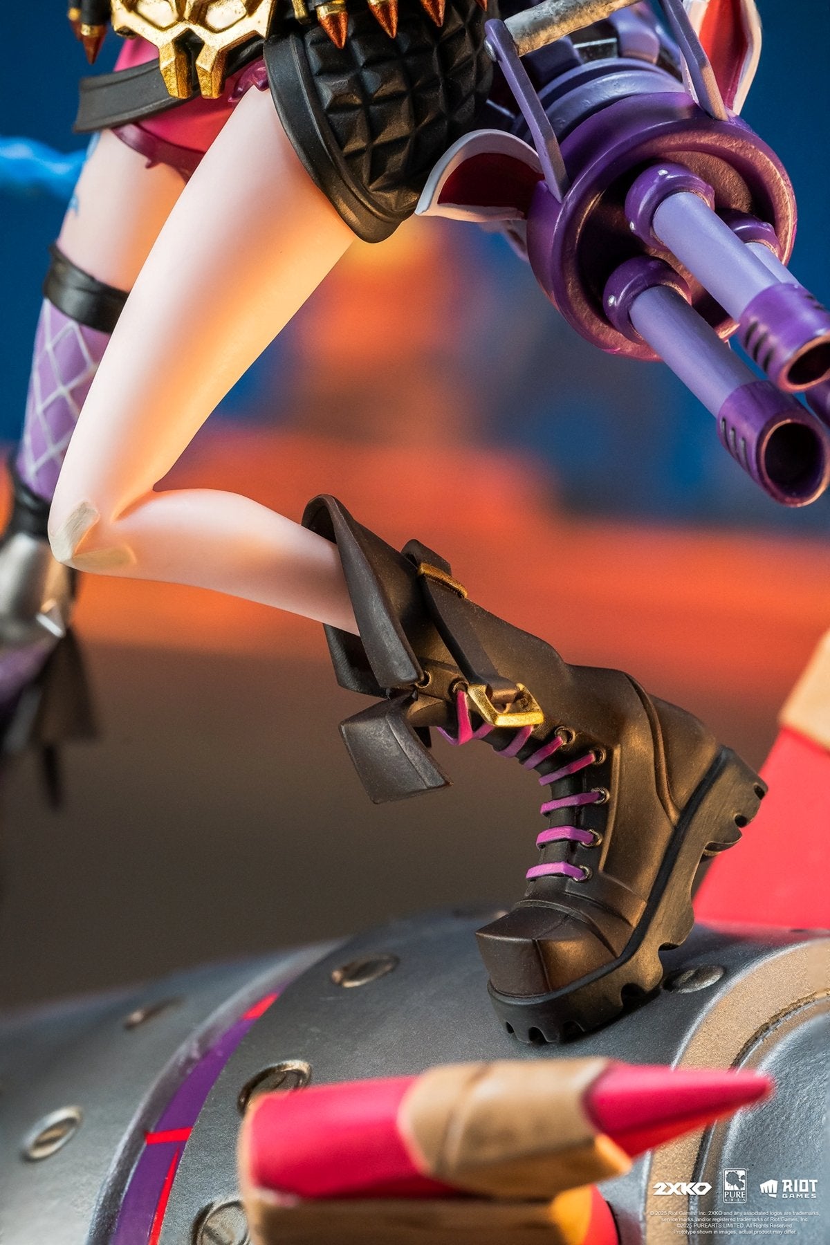 LEAGUE OF LEGENDS - Jinx & Warwick - Statuette Diorama 1/10 37cm