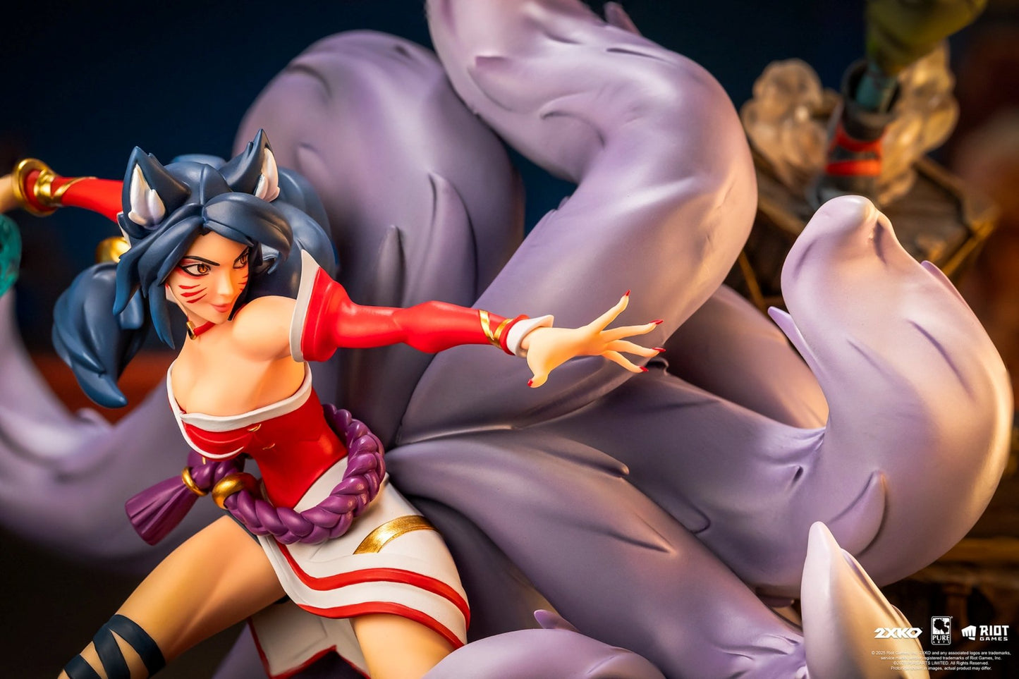 LEAGUE OF LEGENDS - Ekko & Ahri - Statuette Diorama 1/10 30cm