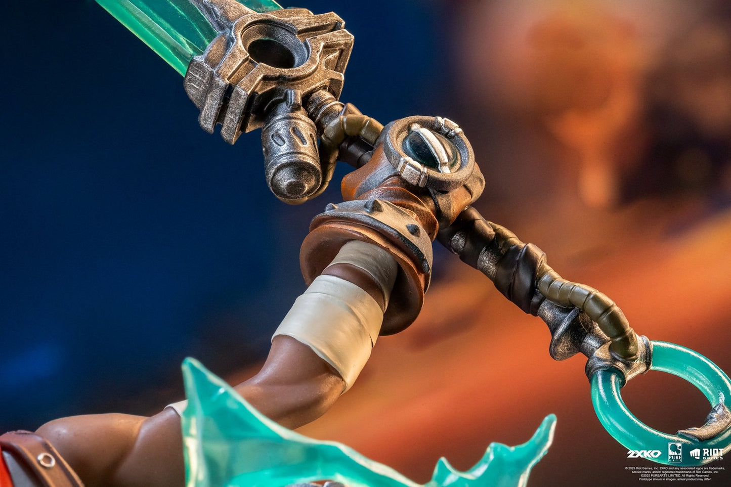 LEAGUE OF LEGENDS - Ekko & Ahri - Statuette Diorama 1/10 30cm