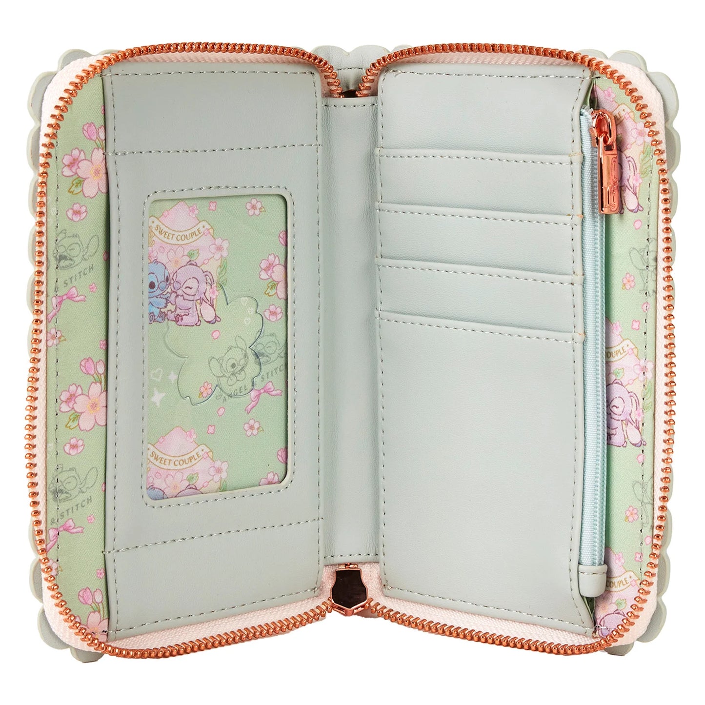 DISNEY - Cute Stitch Cherry Blossom - Portefeuille LoungeFly