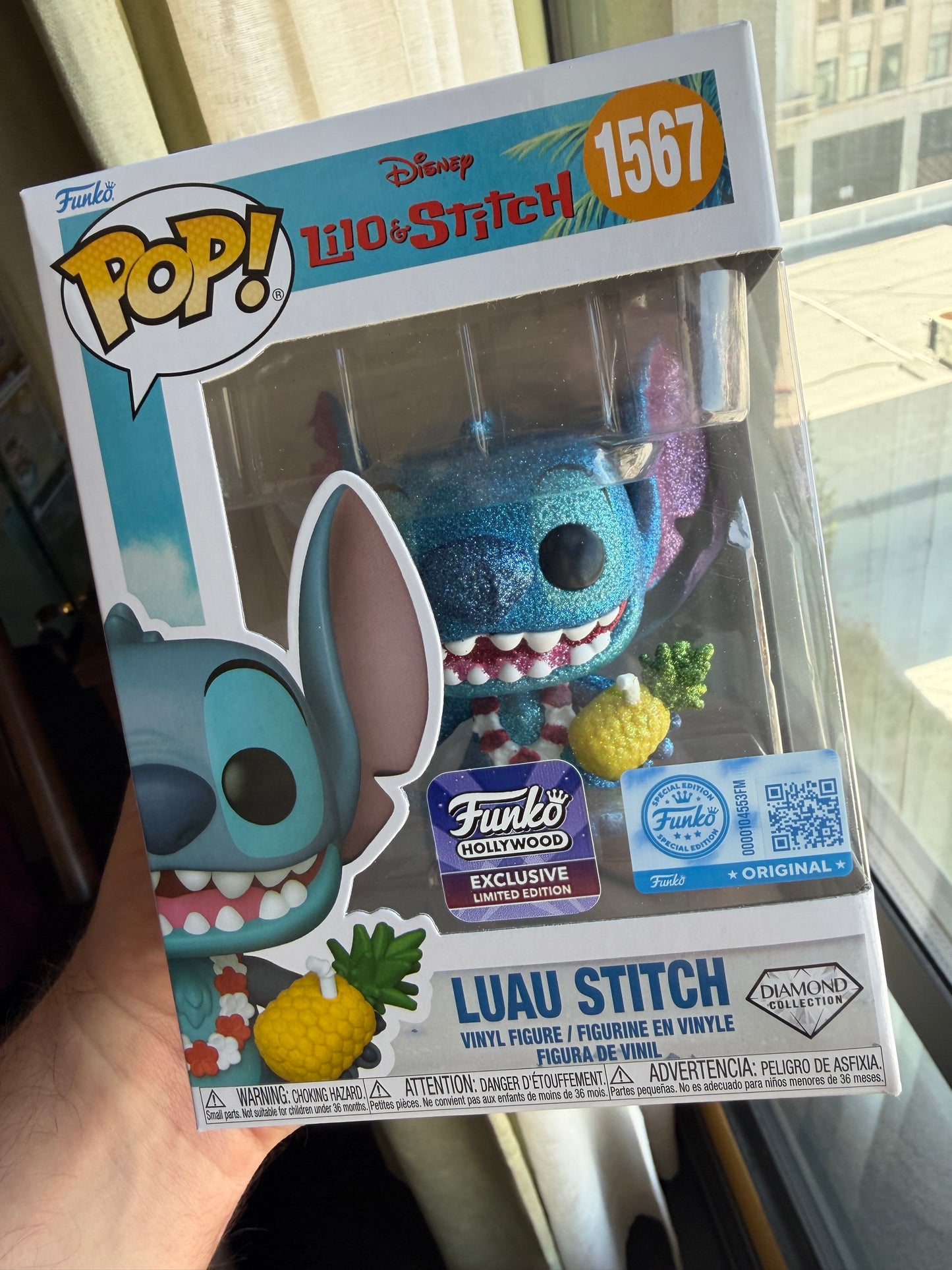 FUNKO STITCH IMPORT USA EXCLUSIVE HOLLYWOOD STORE DIAMOND