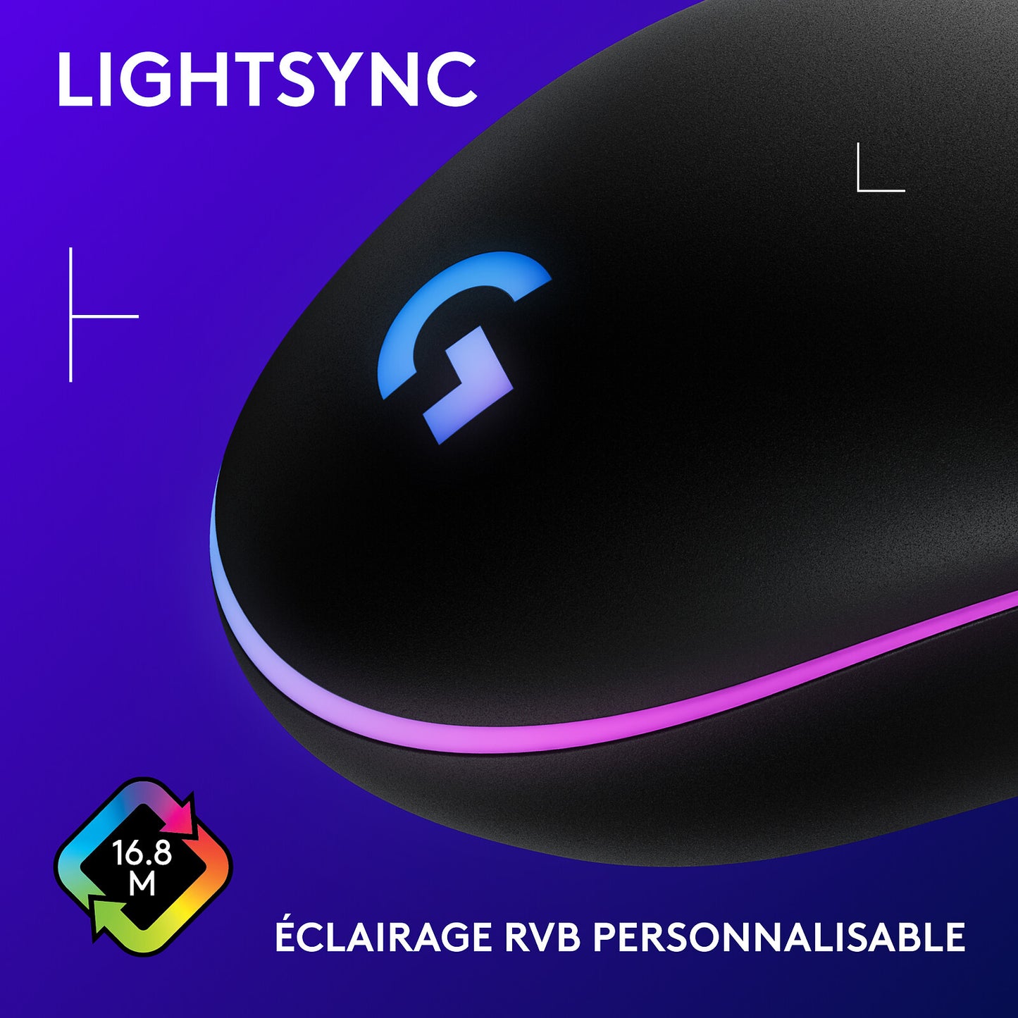 Logitech G203 LightSync (Noir)
