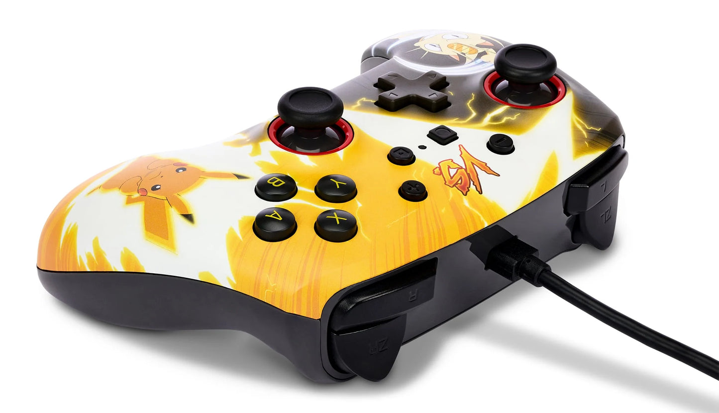 Manette filaire Pikachu vs. Meowth - Nintendo Switch / PC