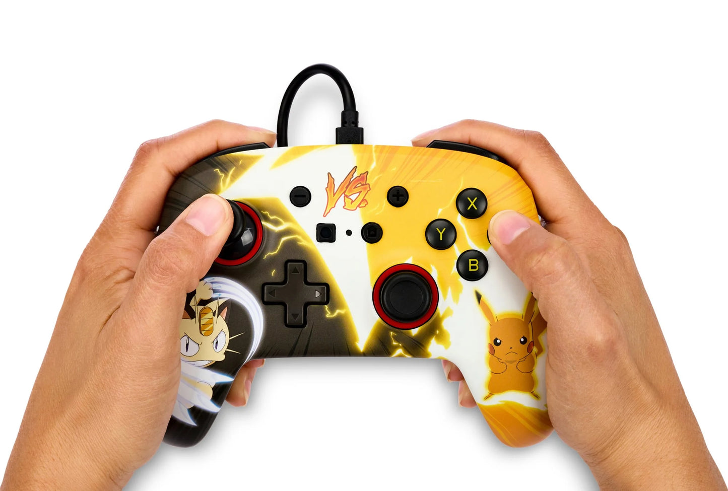 Manette filaire Pikachu vs. Meowth - Nintendo Switch / PC