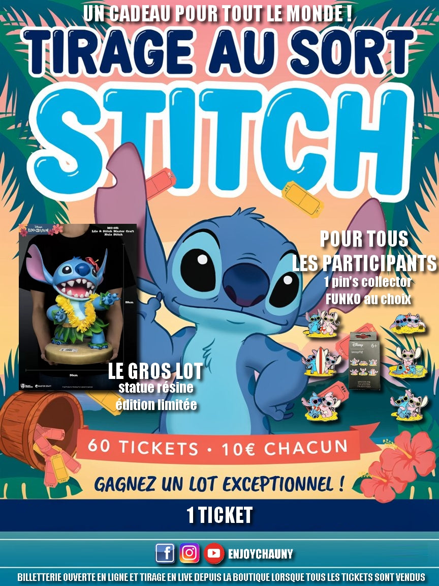 TIRAGE AU SORT STITCH, UN CADEAU POUR TOUT LE MONDE