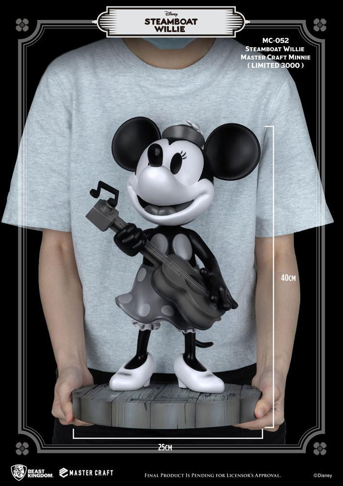 Figurine Steamboat Willie Minnie - Disney Mastercraft 40cm