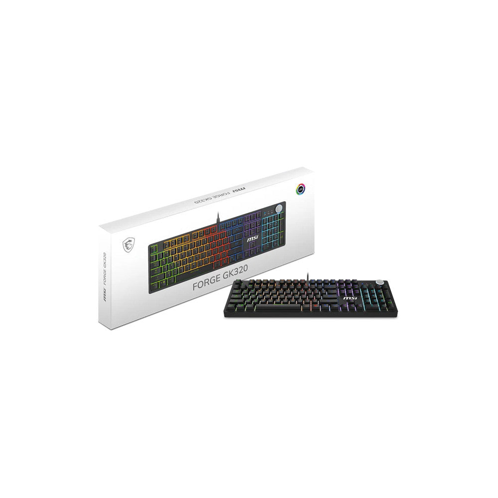 Clavier Gamer mécanique (Red Switch) MSI Forge GK320 RGB