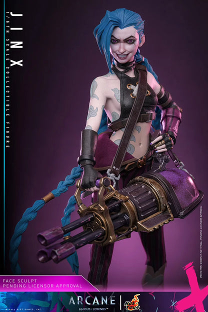 Arcane : League of Legends Collectible Action Figurine 1/6 Jinx 27cm Hot Toys TMS137