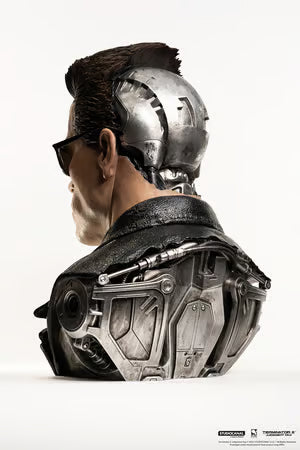 PureArts - 1:1 Scale Bust - Terminator 2: Le Jugement dernier - T-800 Modèle 101 Buste 58cm