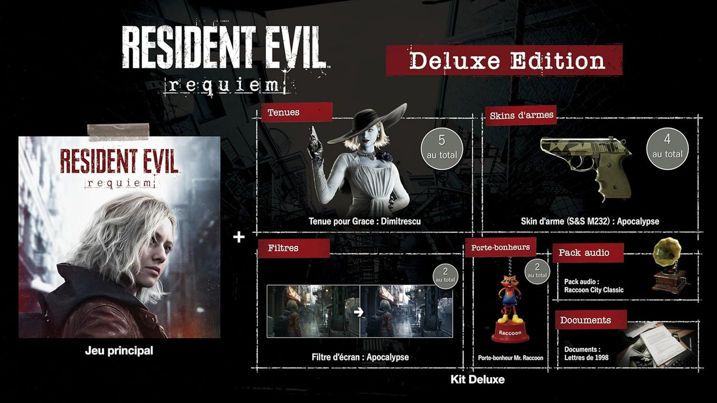 RESIDENT EVIL REQUIEM – Edition Deluxe (Steelbook PlayStation 5)