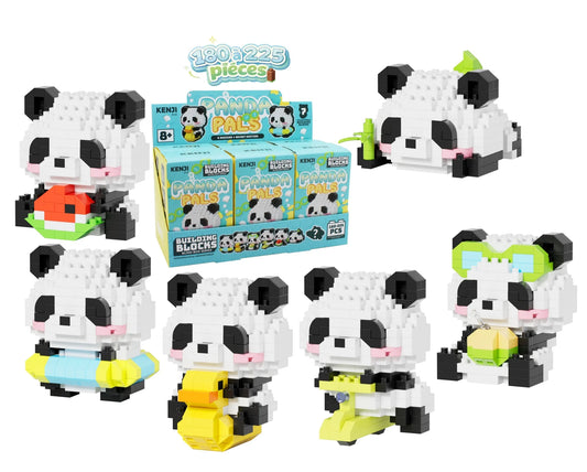 KAWAI BOX - Panda Pals - Kit de Construction 180 à 225pcs