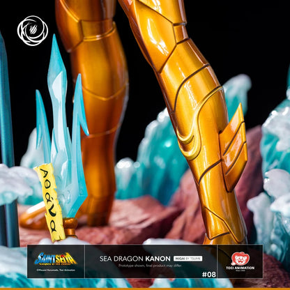 SAINT SEIYA - Sea Dragon Kanon -Statue Ikigai Résine 1/6 By Tsume 45cm