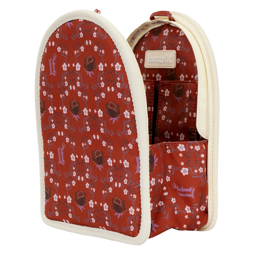 LOUNGEFLY - Cream & Red -Organisateur de Mini sac à dos LoungeFly