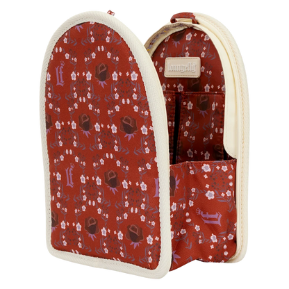 LOUNGEFLY - Cream & Red -Organisateur de Mini sac à dos LoungeFly