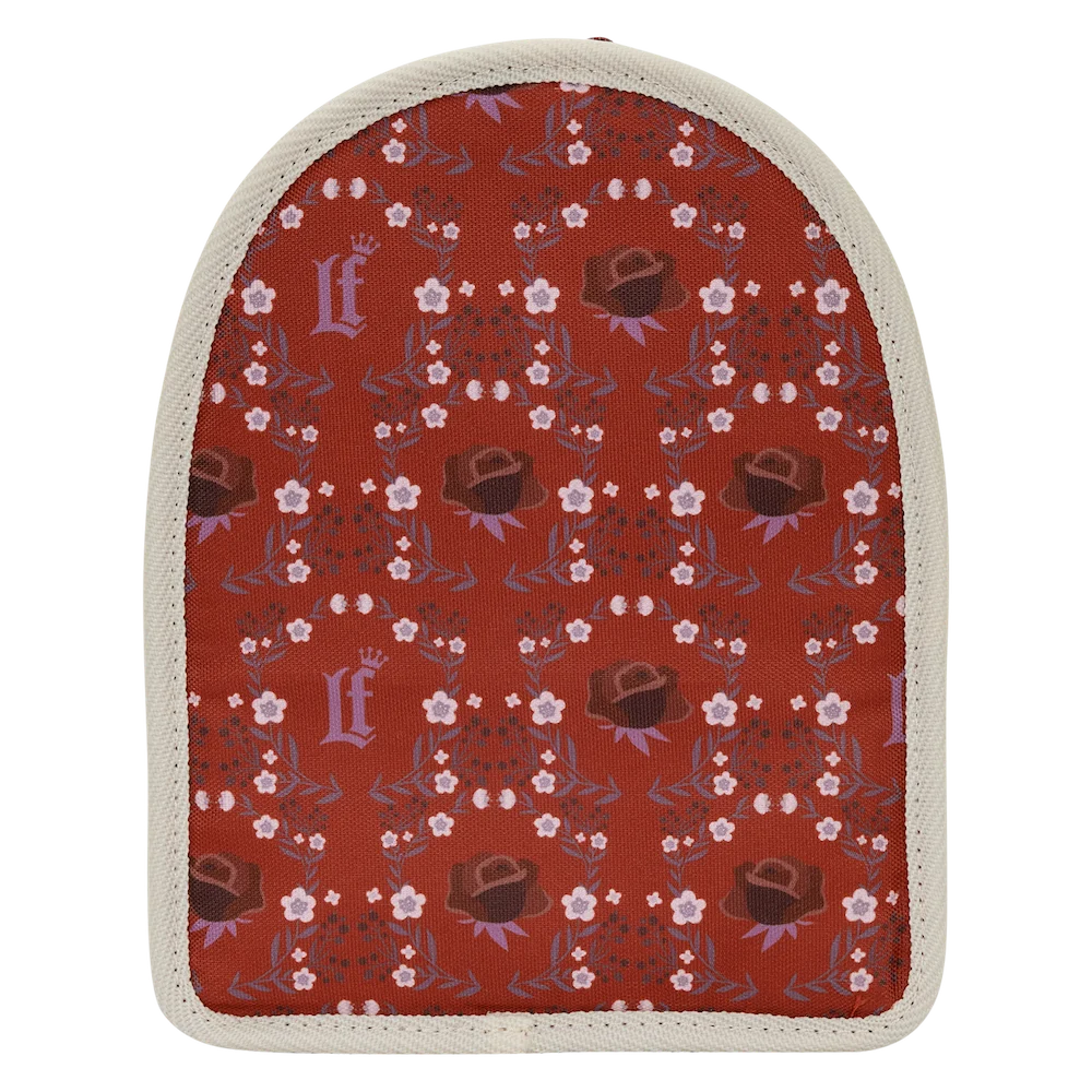 LOUNGEFLY - Cream & Red -Organisateur de Mini sac à dos LoungeFly
