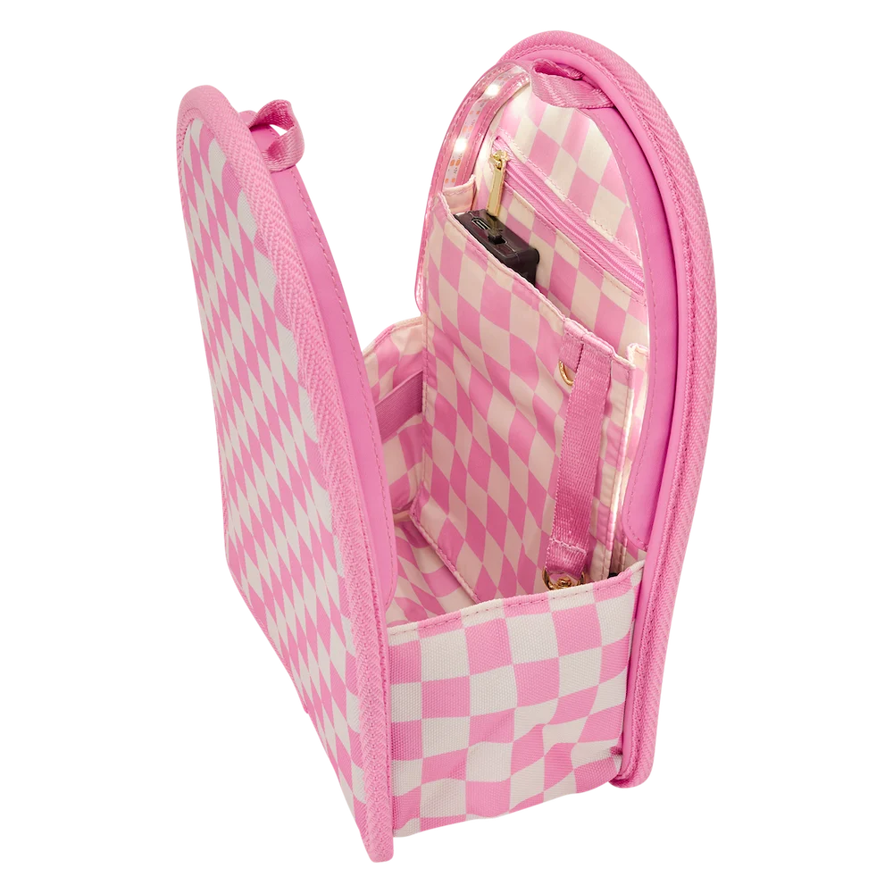 LOUNGEFLY - Checkerboard - Organisateur de Mini sac à dos LoungeFly
