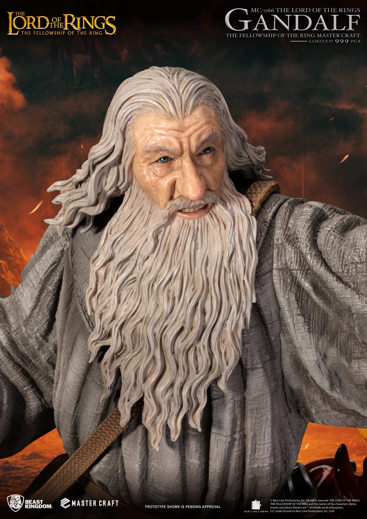LE SEIGNEUR DES ANNEAUX - Gandalf - Statuette Master Craft 58cm