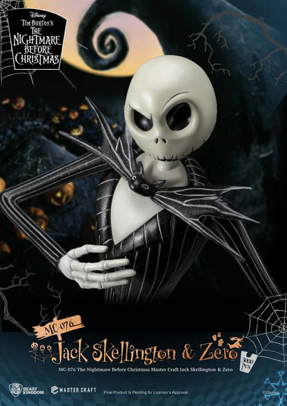 NBX - Jack Skellington & Zero - Statuette Master Craft 39cm