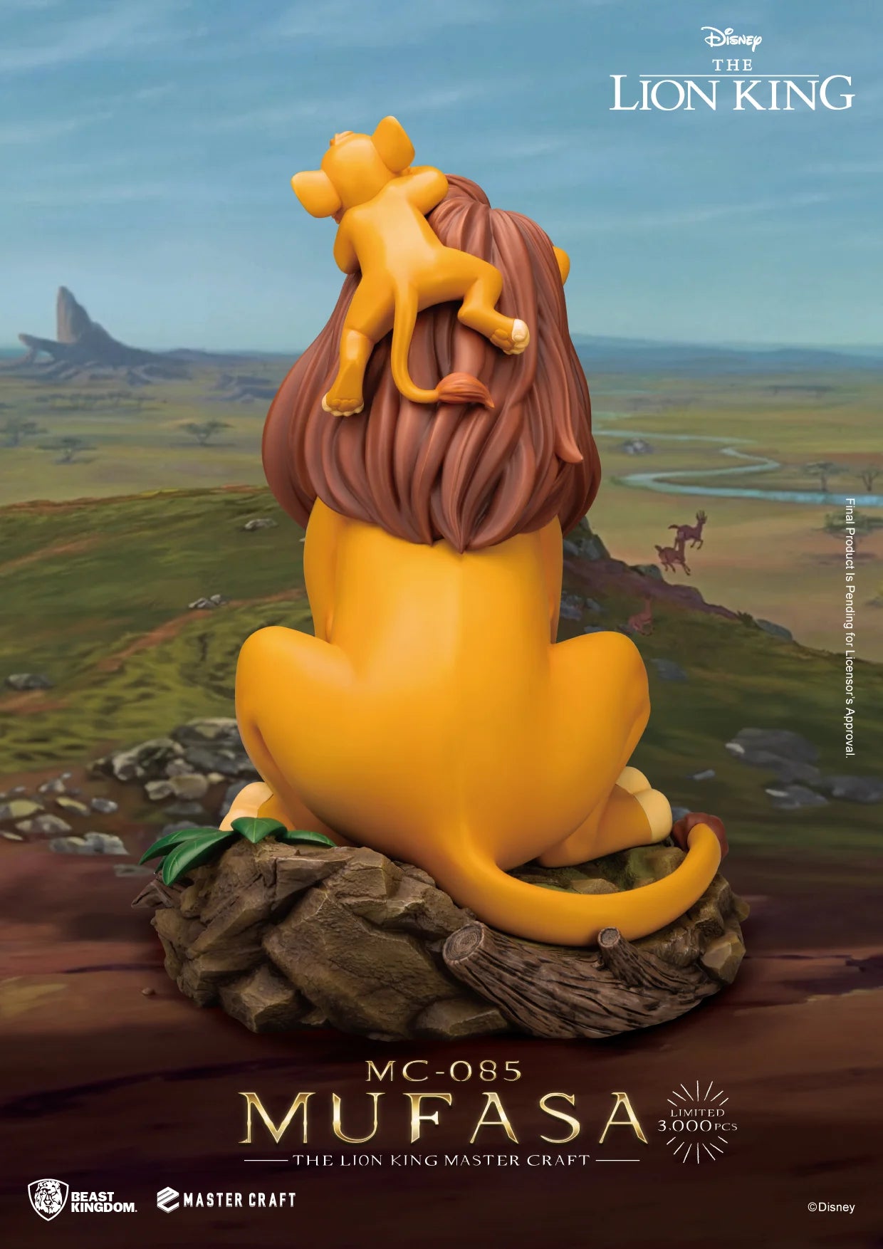 LE ROI LION - Mufasa - Statuette Master Craft 35.6cm