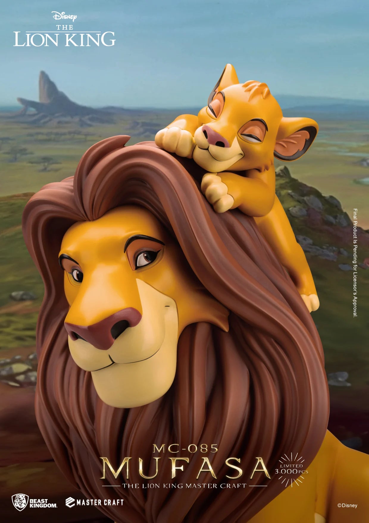 LE ROI LION - Mufasa - Statuette Master Craft 35.6cm