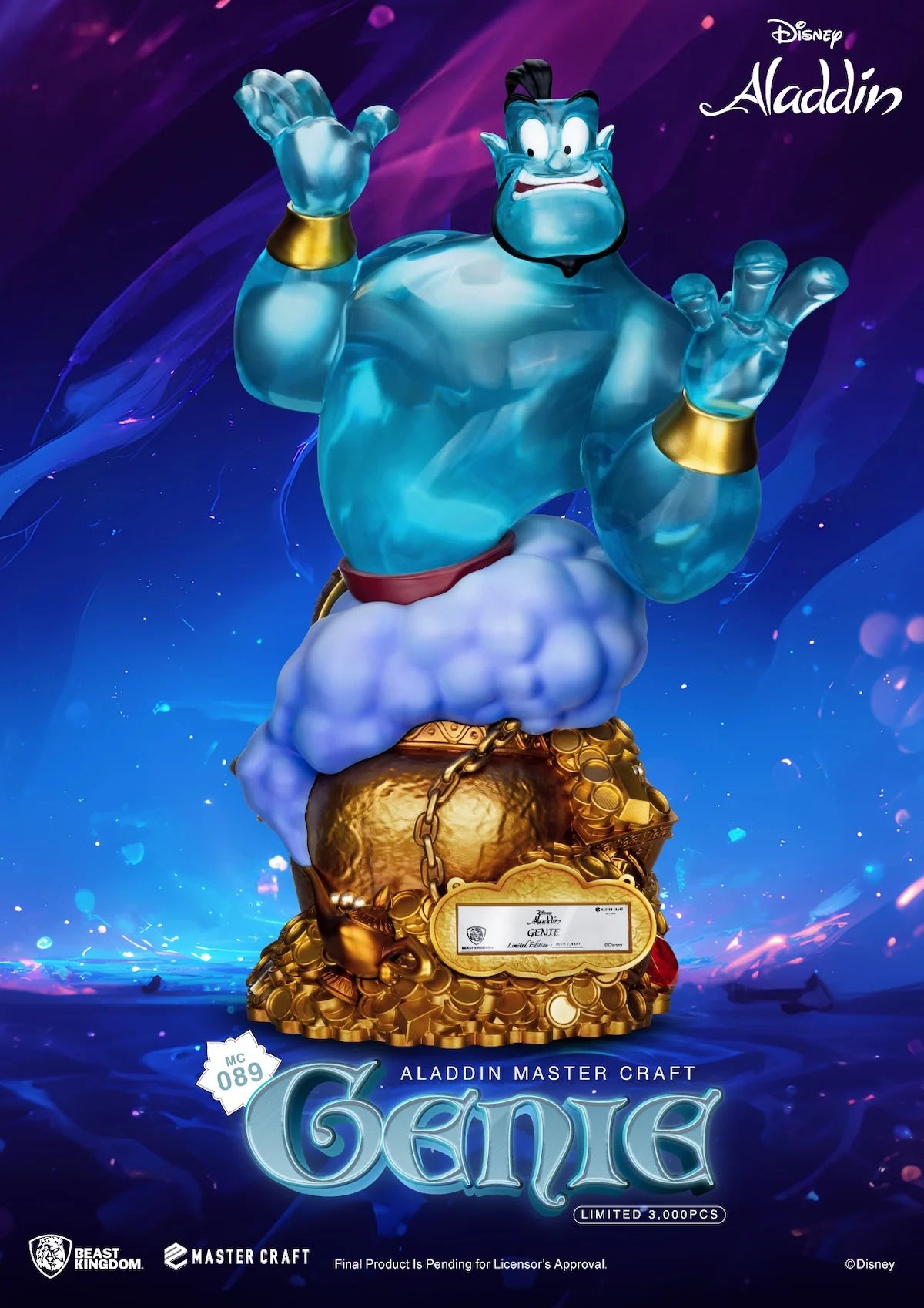 DISNEY ALADDIN - Genie - Statuette Master Craft 42cm