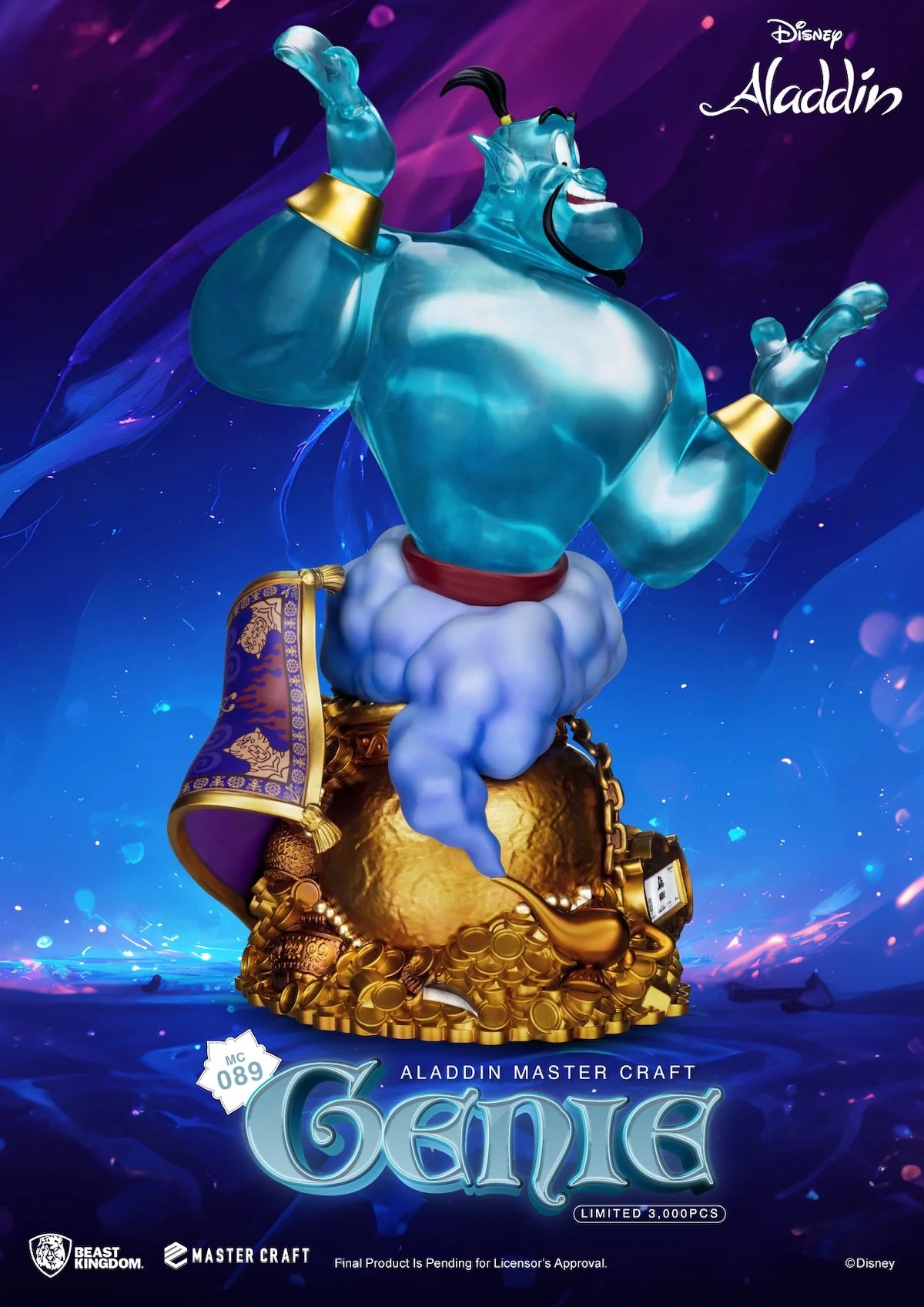 DISNEY ALADDIN - Genie - Statuette Master Craft 42cm