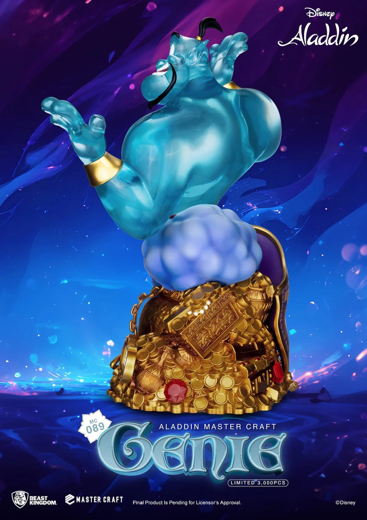 DISNEY ALADDIN - Genie - Statuette Master Craft 42cm