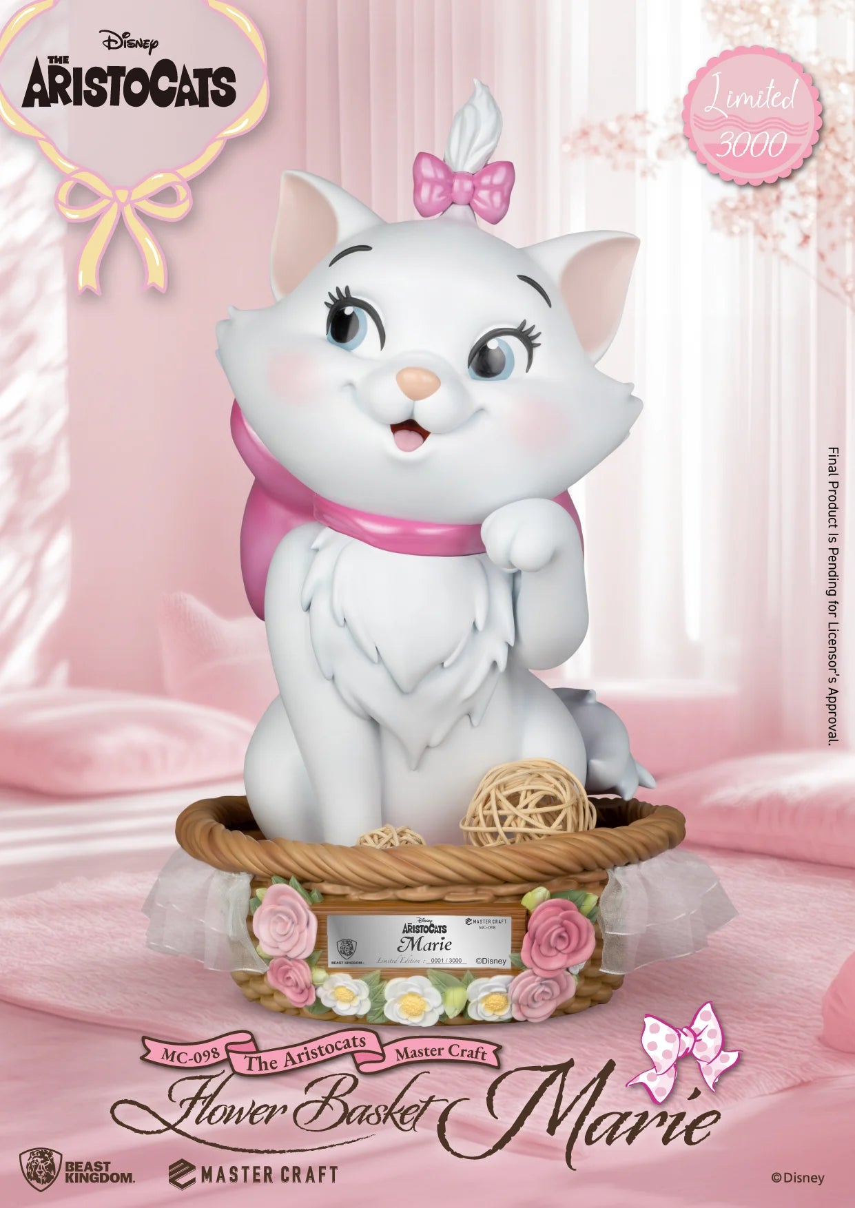 LES ARISTOCHATS - Flower Basket Marie - Statuette Master Craft 32.9cm