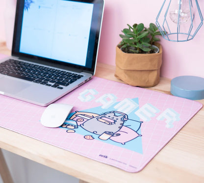 PUSHEEN - Gamer - Tapis de Bureau XL