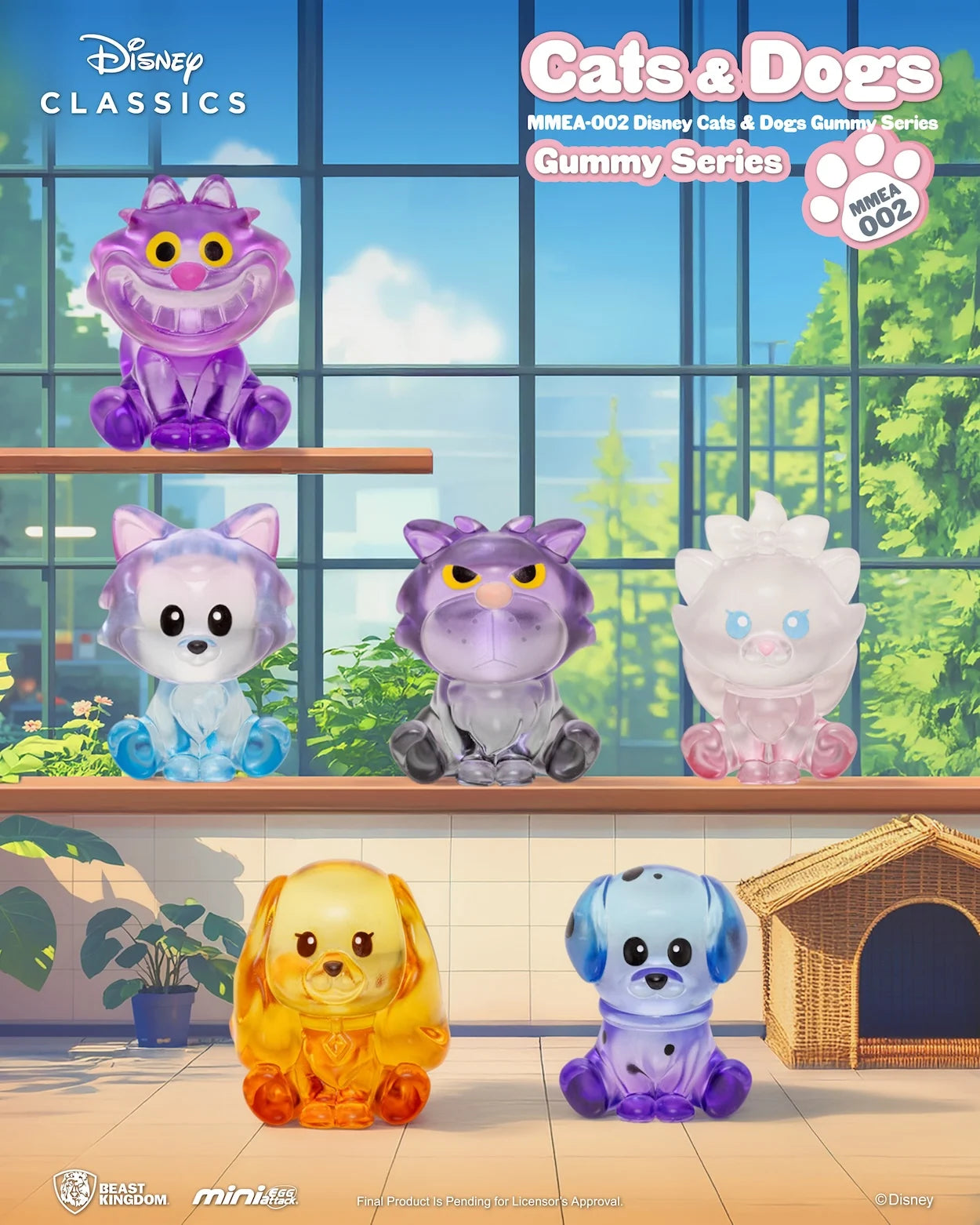 DISNEY - Chiens & Chats Gummy Series - Figurine Blind Box