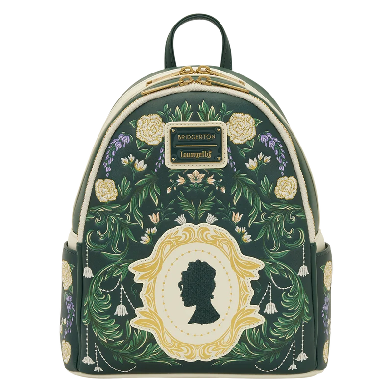 BRIDGERTON - Silhouette floral - Mini Sac à Dos LoungeFly