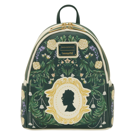 BRIDGERTON - Silhouette floral - Mini Sac à Dos LoungeFly