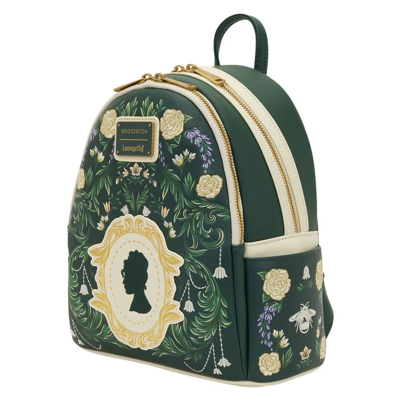 BRIDGERTON - Silhouette floral - Mini Sac à Dos LoungeFly