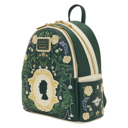 BRIDGERTON - Silhouette floral - Mini Sac à Dos LoungeFly
