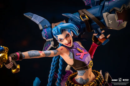 LEAGUE OF LEGENDS - Jinx & Warwick - Statuette Diorama 1/10 37cm