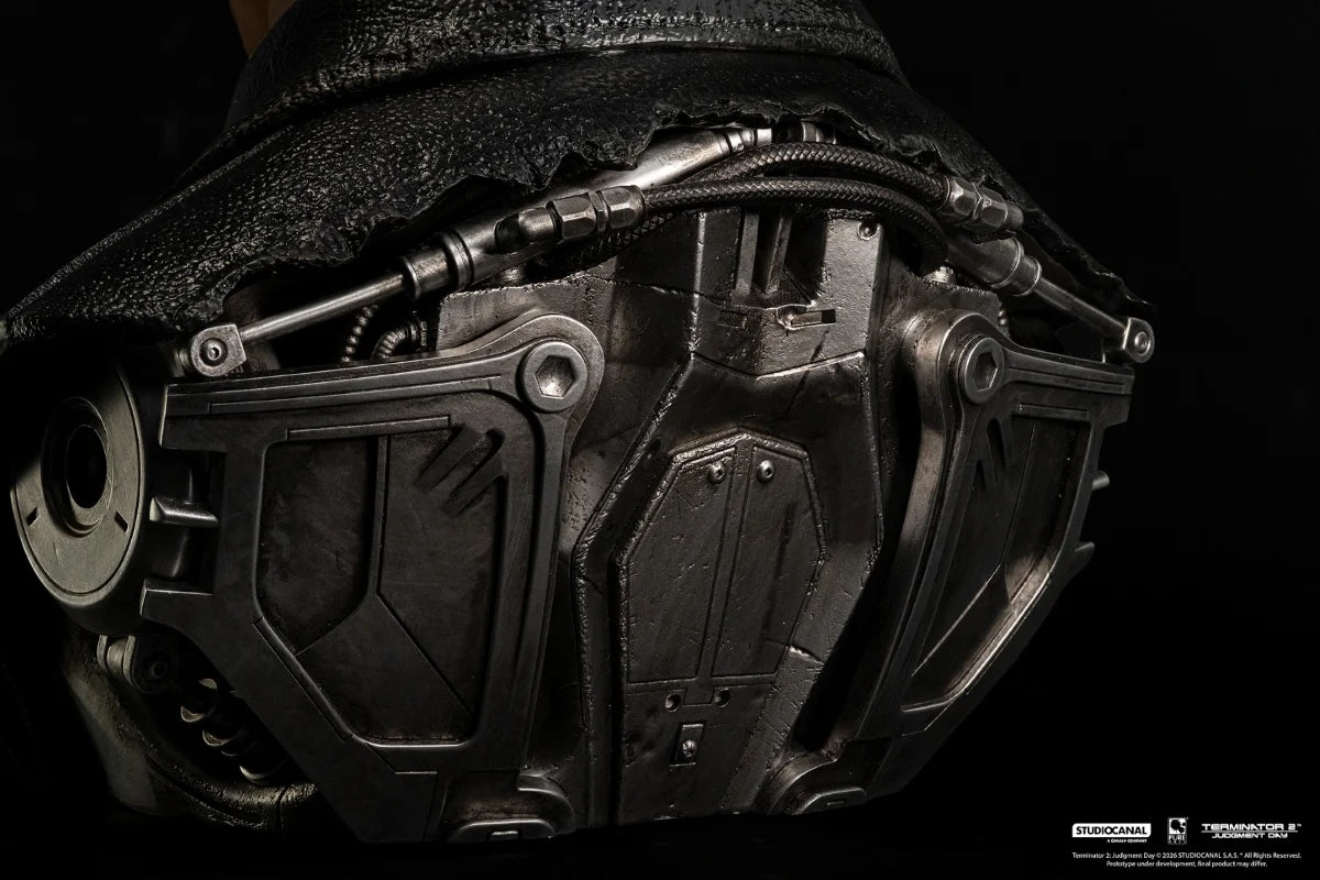 TERMINATOR 2 - T-800 Model 101 Endommagé - Masque Scale Art 1/1 47cm