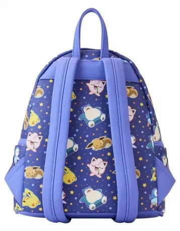 POKEMON - Pikachu et Amis dormant - Mini Sac à Dos LoungeFly