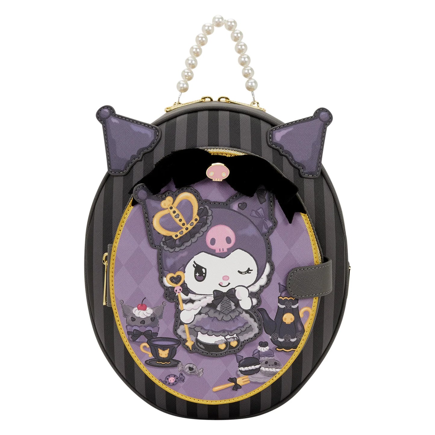 SANRIO - Kuromi "20ème Anniversaire" - Mini Sac à Dos LoungeFly