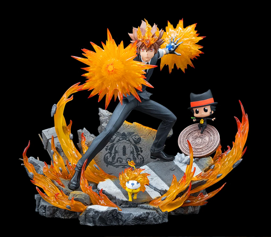 REBORN - Tsuna, Reborn & Natsu - Statue