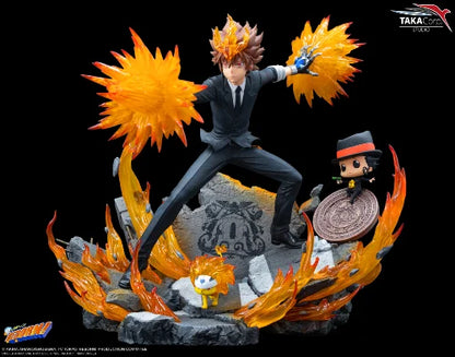 REBORN - Tsuna, Reborn & Natsu - Statue